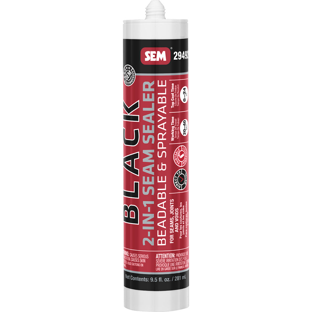 SEM 2IN1 Seam Sealer  95oz Tube  Black