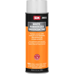 SEM Rubberized Undercoating  24oz Aerosol Can  White