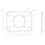 TACO Grand Slam 300 Universal Backing Plate fGS300  GS390  Pair