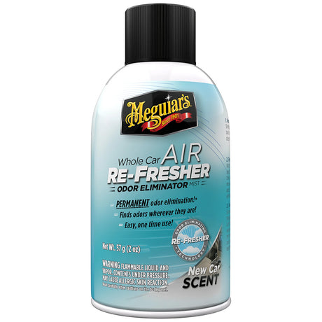 Meguiars Whole Car Air Refresher Odor Eliminator  New Car Scent