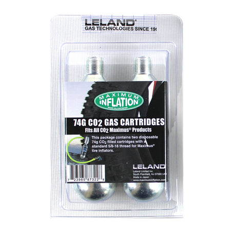 Leland Maximum Inflations Maximus Instant Tire Refill Cartridges 2Pack