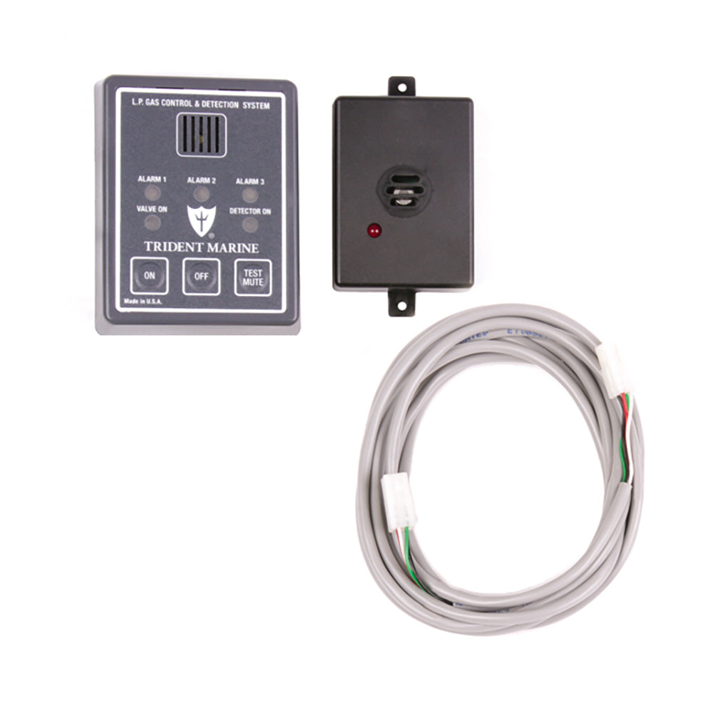 Trident Marine 1224V Full Detection Panel wGas Detector  10 Quick Cable  Solenoid Not Included