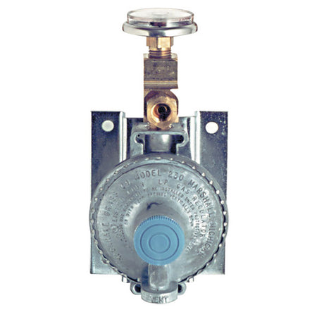 Trident Marine Single Stage Regulator w300 PSI Pressure Gauge wWall Mount