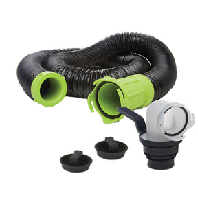 Thetford Titan Premium 15 Sewer Hose Kit wUniversal Bayonet Connection  5in1 Sewer Adapter wHandle