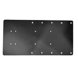 Sea Brackets 16 Straight Trolling Motor Plate  Black
