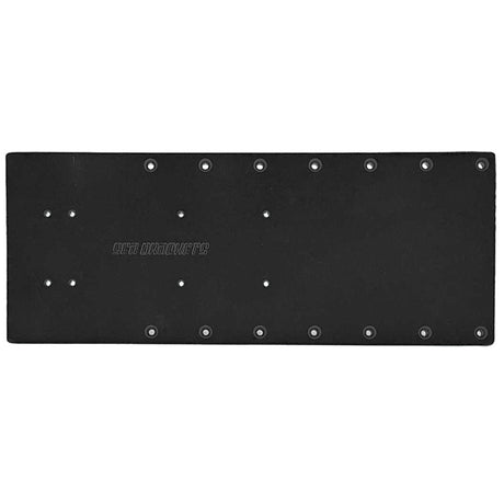 Sea Brackets 20 Straight Trolling Motor Plate  Black