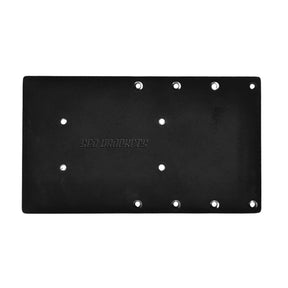Sea Brackets 14 Straight Trolling Motor Plate fGarmin Kraken  Black