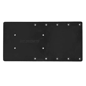 Sea Brackets 16 Straight Trolling Motor Plate fGarmin Kraken  Black