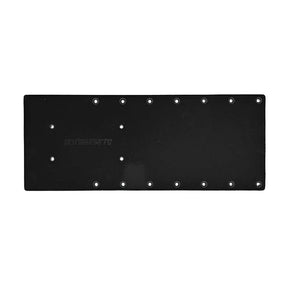 Sea Brackets 18 Straight Trolling Motor Plate fGarmin Kraken  Black