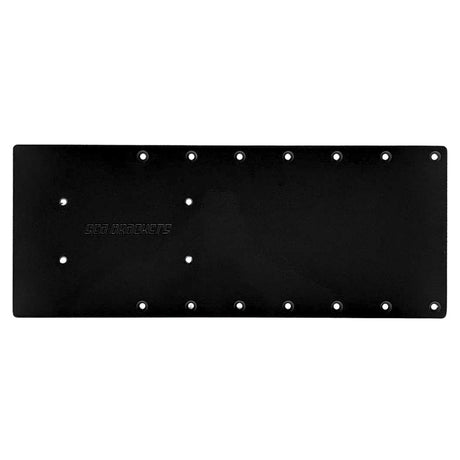 Sea Brackets 20 Straight Trolling Motor Plate fGarmin Kraken  Black