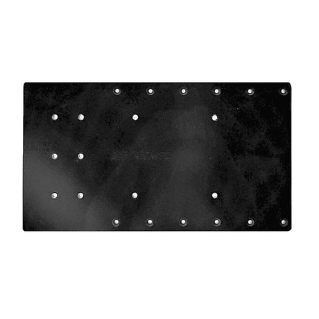 Sea Brackets 18 Straight Trolling Motor Plate fMinn Kota Quest  Black
