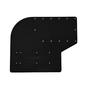 Sea Brackets Large Offset Trolling Motor Plate  Black