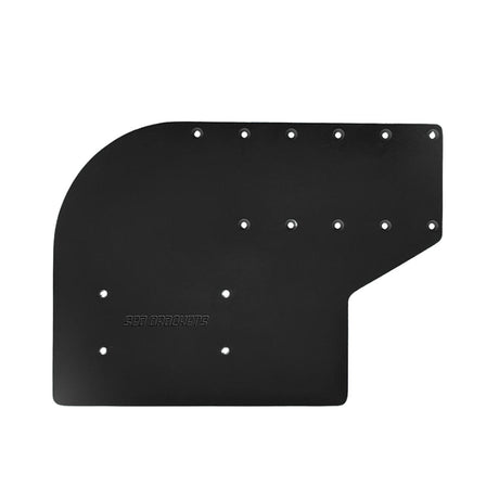 Sea Brackets Small Offset Trolling Motor Plate fGarmin Kraken  Black