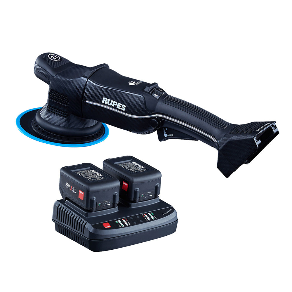 RUPES Random Orbital Polisher Bigfoot HLR21 iBrid Tool Plus Charger  2Batteries