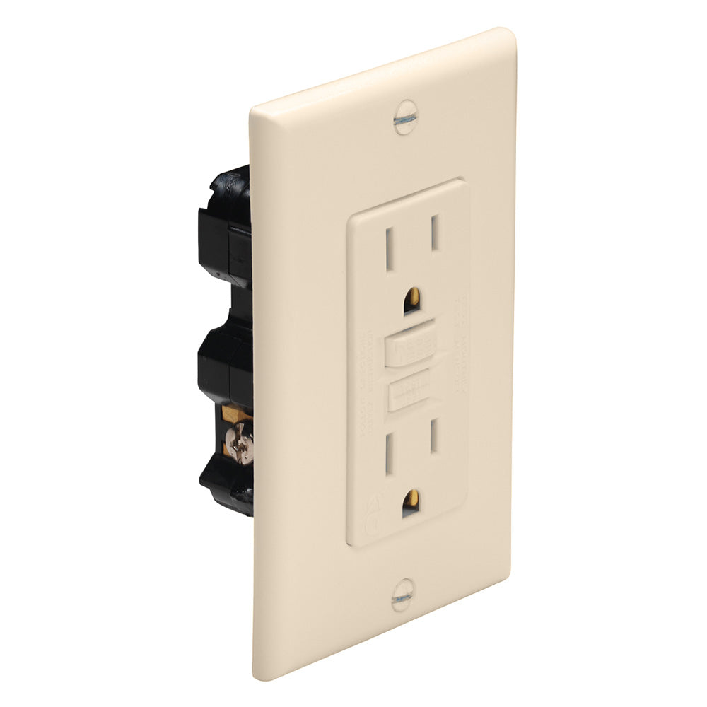 Marinco Ground Fault Circuit Interrupter GFCI  Ivory