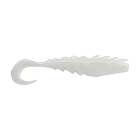 Berkley Gulp Saltwater Nemesis Prawn Curl Tail  4  Pearl White