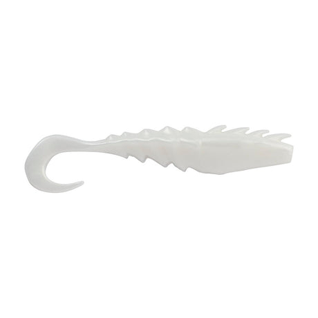 Berkley Gulp Saltwater Nemesis Prawn Curl Tail  4  Pearl White