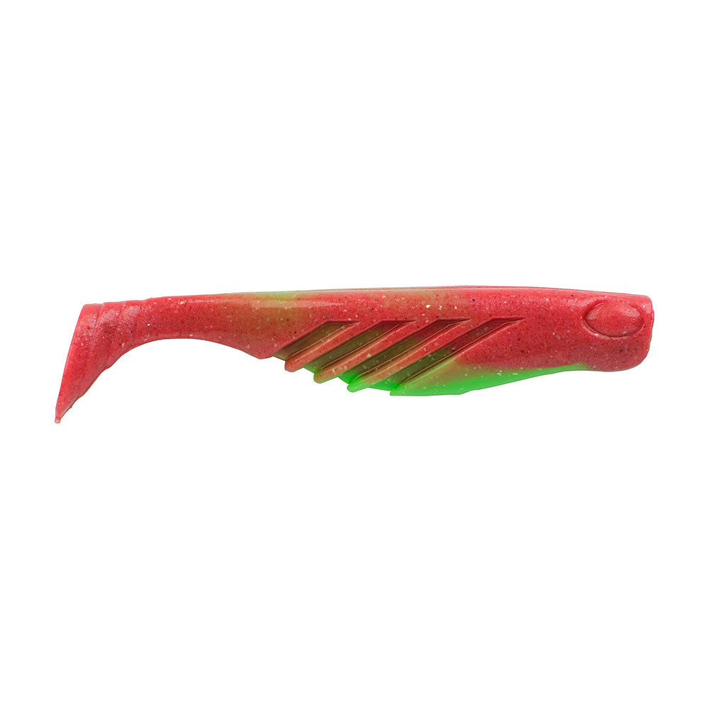 Berkley Gulp Saltwater Ripple Mullet  3  Nuclear Chicken GSRM3NCH