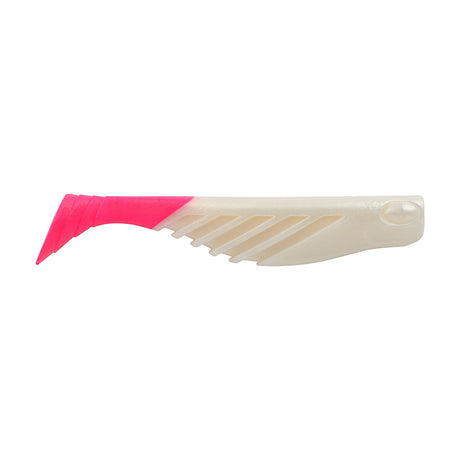 Berkley Gulp Saltwater Ripple Mullet  3  Pearl WhitePink GSRM3PWP