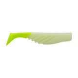 Berkley Gulp Saltwater Ripple Mullet  4  GlowChartreuse GSRM4GC
