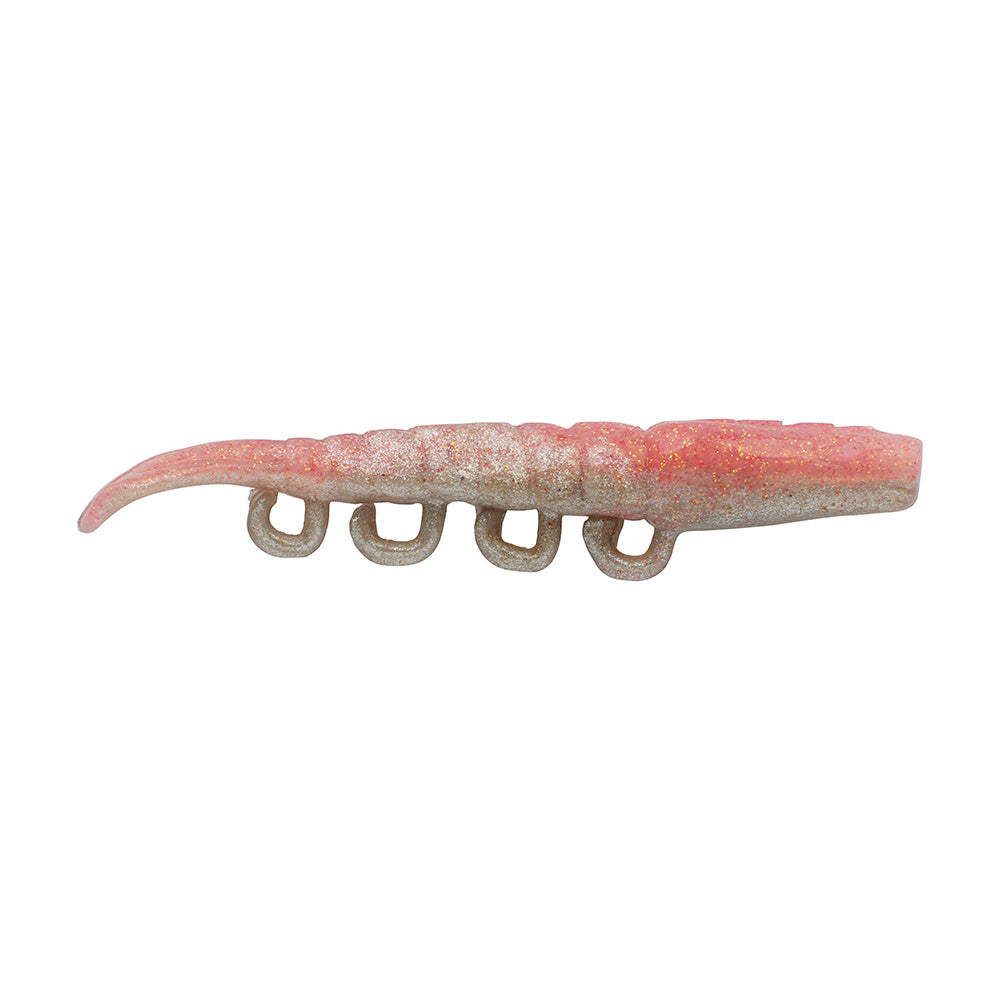 Berkley Gulp Saltwater Turbo Shrimp  4  Flamingo Chrome