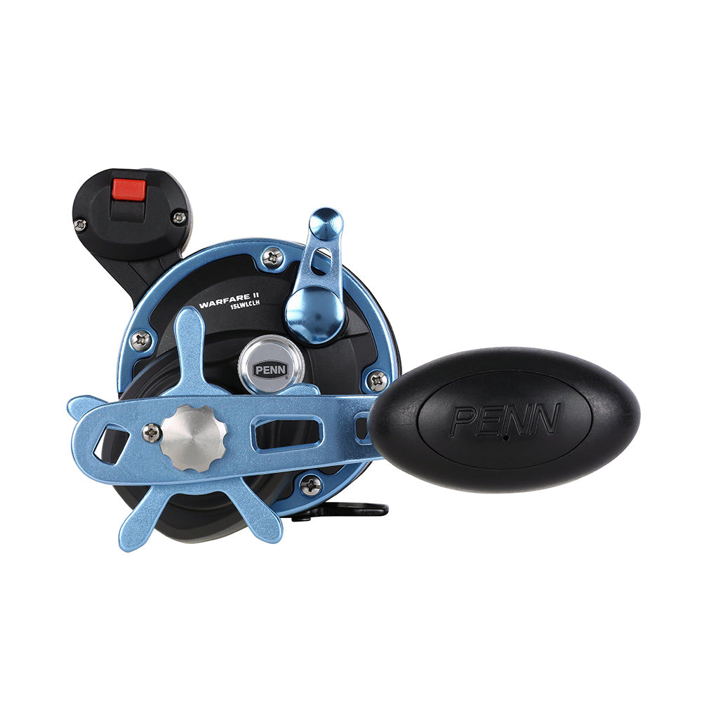 PENN WARII15LWLCLH Warfare II Level Wind 15 Left Hand Conventional Reel wLine Counter