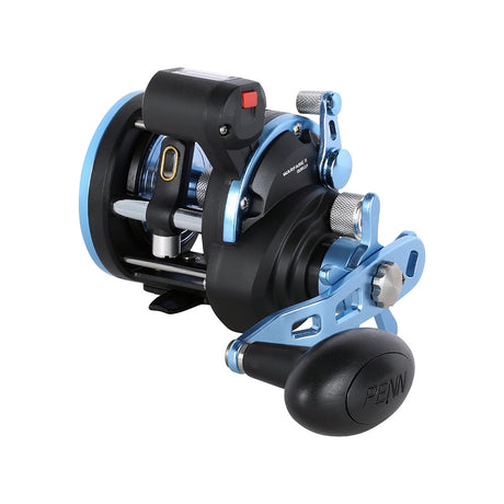 PENN WARII15LWLCLH Warfare II Level Wind 15 Left Hand Conventional Reel wLine Counter