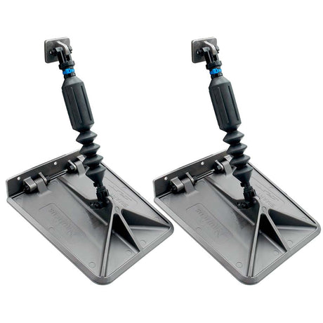 Lectrotab SX 95 x 10 Smart Tabs 1216 Boats w40lb Actuators  4080HP  Gunmetal Grey