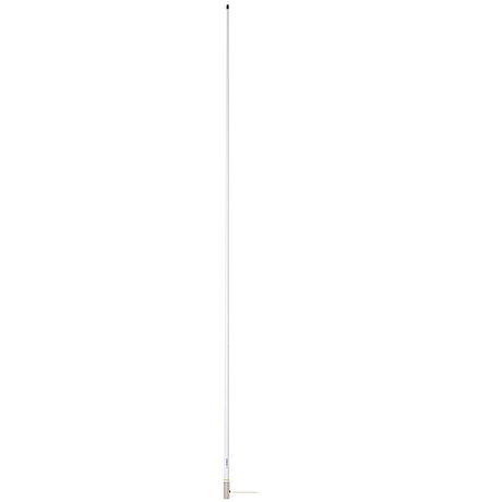 Scout 8 White VHF Antenna 6dB Heavy Stainless Steel Ferrule w6M RG8x Includes PL259 Heavy Duty Offshore Antenna KS43