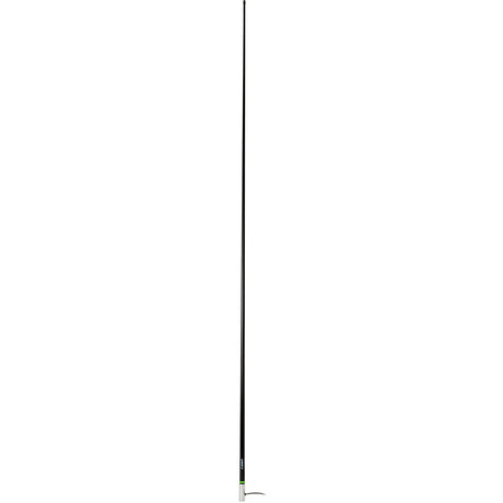 Scout 8 Black VHF Antenna 6dB Heavy Stainless Steel Ferrule w6M RG8x Includes PL259 Heavy Duty Offshore Antenna KS43