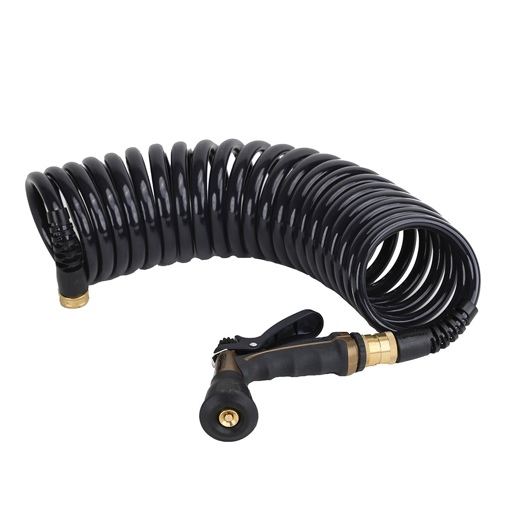 HoseCoil Commercial Pilot PRO 25 Hose Kit wBoat Bumper Metal Body Nozzle