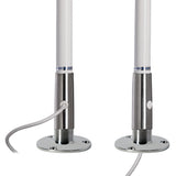 Scout Titan Series 4 White VHF Antenna 3dB Stainless Steel Ferule w5M RG58 Includes PL259