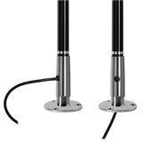 Scout Titan Series 4 Black VHF Antenna 3dB Stainless Steel Ferule w5M RG58 Includes PL259