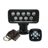ACR RCL100 LED Black Searchlight wURP103 Wired Point Pad URC104 Master Controller