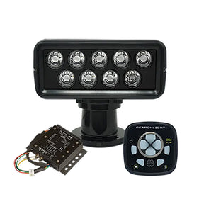 ACR RCL100 LED Black Searchlight wURP103 Wired Point Pad URC104 Master Controller