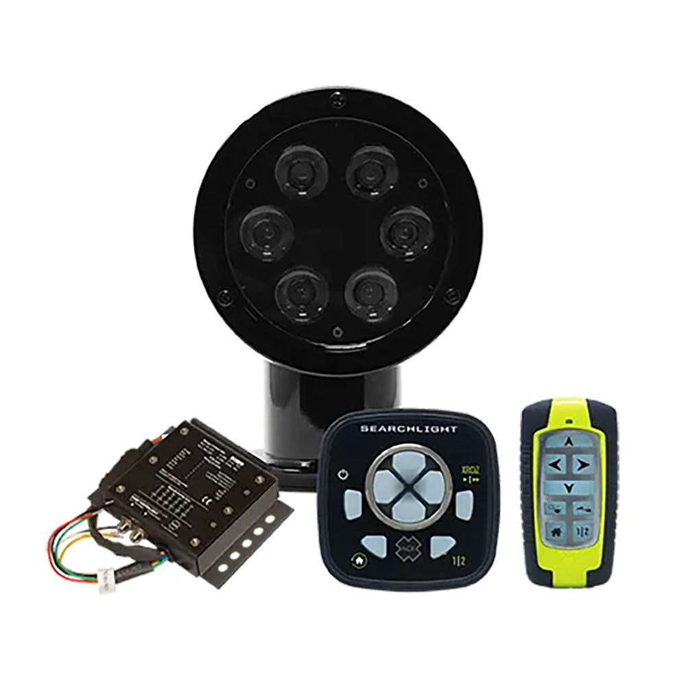 ACR RCL50 LED Black Searchlight wURP103 Wired Point Pad URC104 Master Controller  URC103 Wireless Handheld Remote