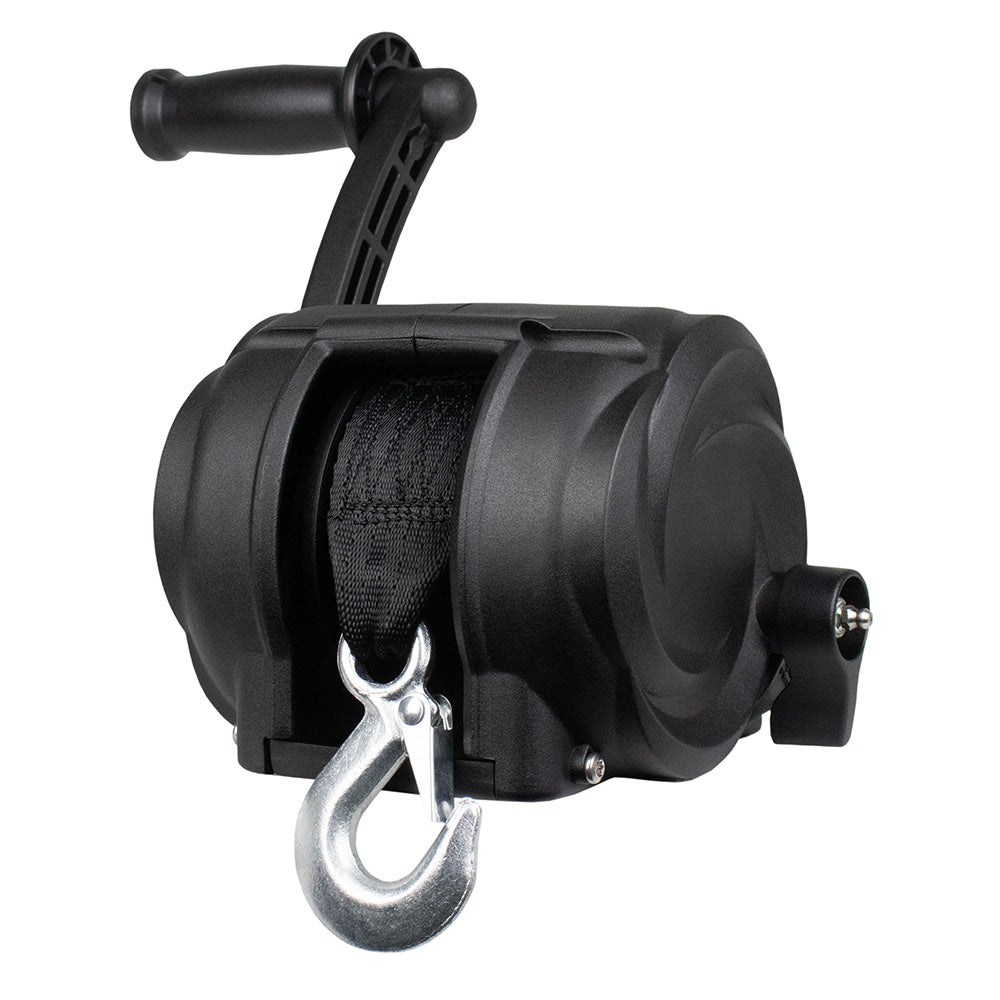 Powerwinch Premier Series Winch 2000lb 8 Crank Arm  Carbon Black