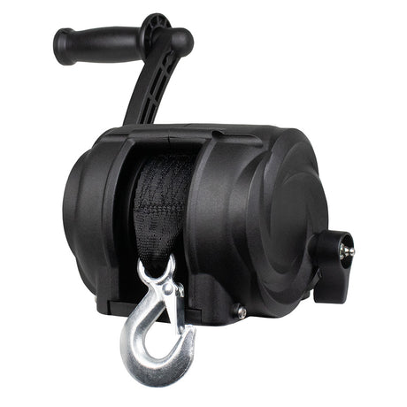 Powerwinch Premier Series Winch 2000lb 8 Crank Arm  Carbon Black