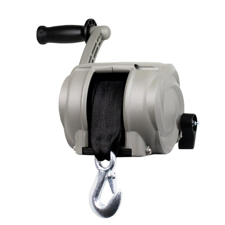 Powerwinch Premier Series Winch 2000lb 8 Crank Arm  Saltwater Silver