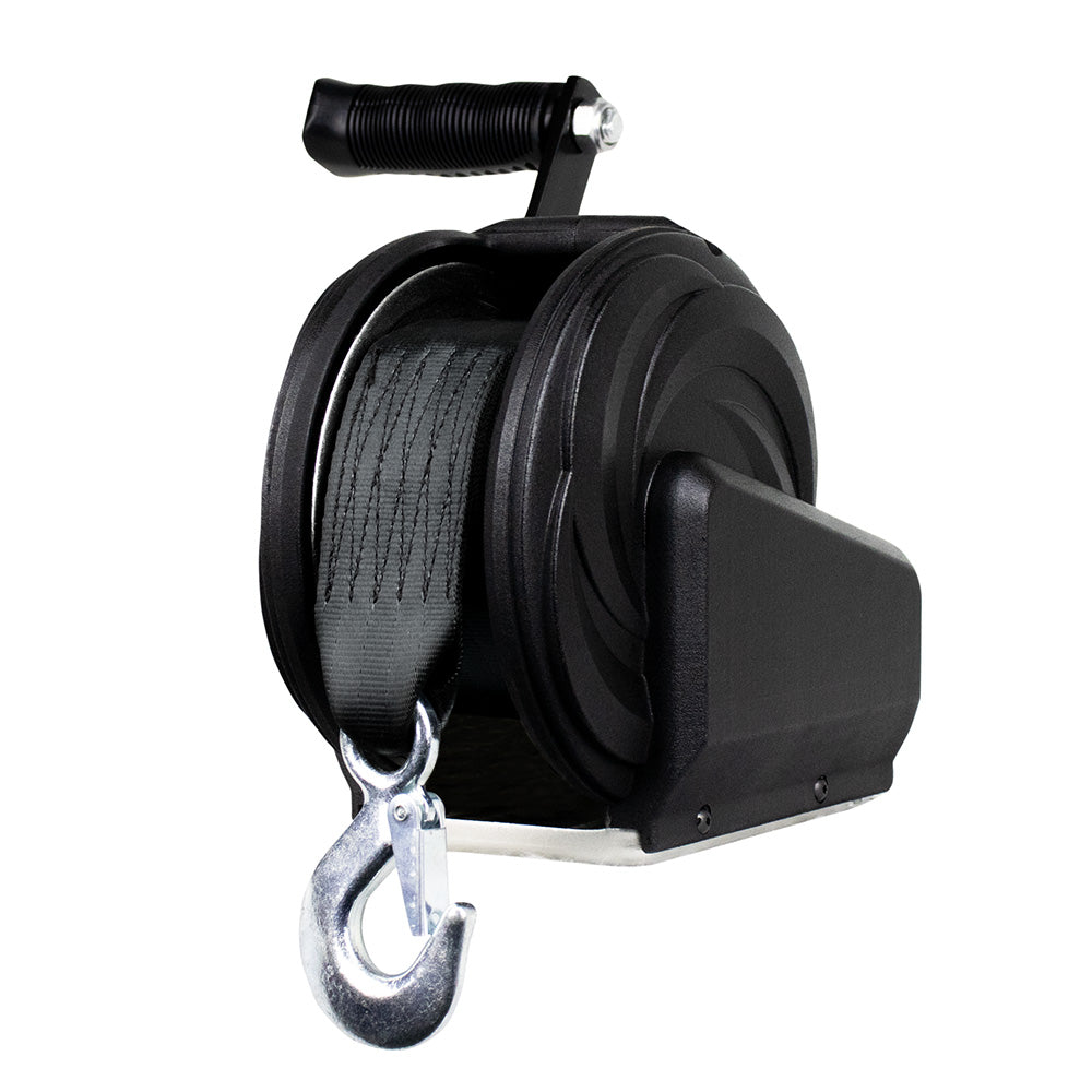 Powerwinch Select Series Winch 600lb 6 Crank Arm  Carbon Black
