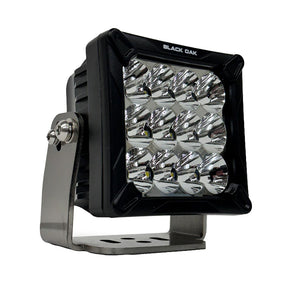 Black Oak 4 LED Pod Light  Black Housing  Bracket Mount  120W  Combo Beam