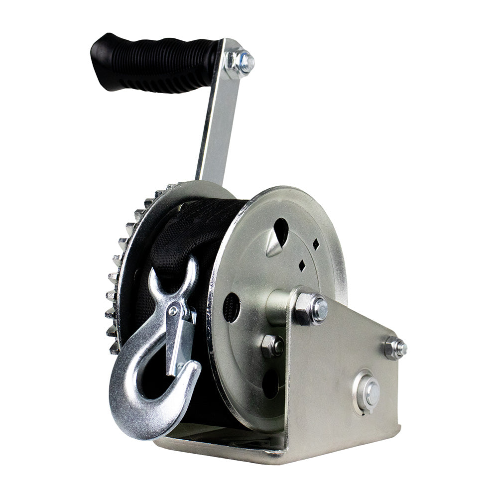 Powerwinch Utility Series Winch 1600lb 8 Crank Arm  Zinc