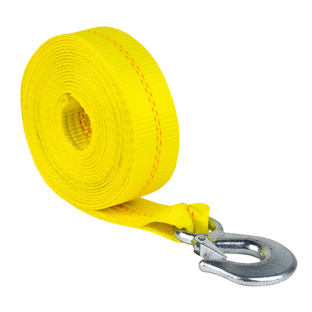 Powerwinch Tow Tight Winch Strap 2 x 20  Yellow