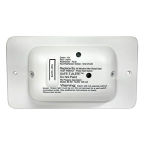SafeTAlert 80 Series White Propane Gas Alarm  12V