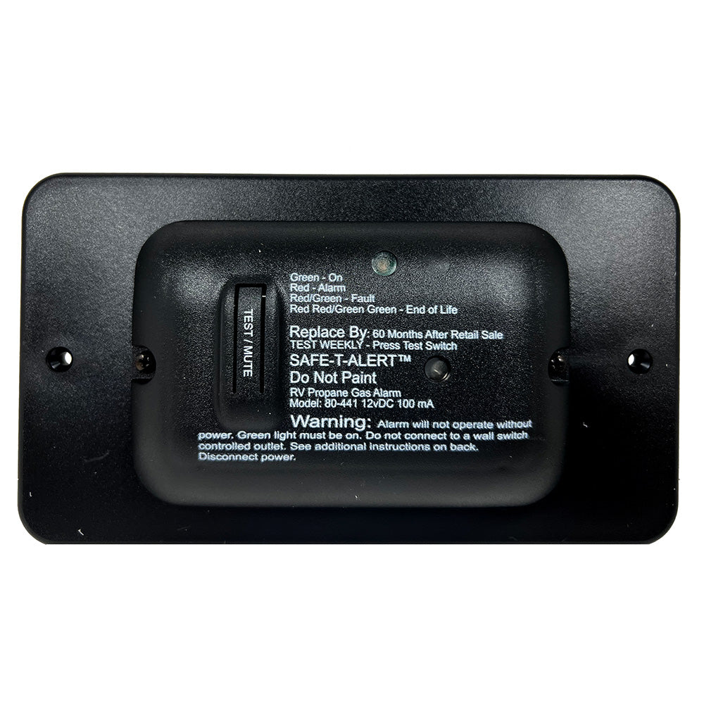 SafeTAlert 80 Series Black Propane Gas Alarm  12V