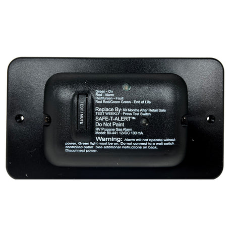 SafeTAlert 80 Series Black Propane Gas Alarm  12V