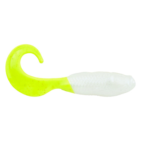 Berkley Gulp Saltwater Swimming Mullet  6  Pearl WhiteChartreuse