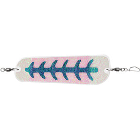 LuhrJensen Money Roll Flasher  11  Pearl Blue Skeleton