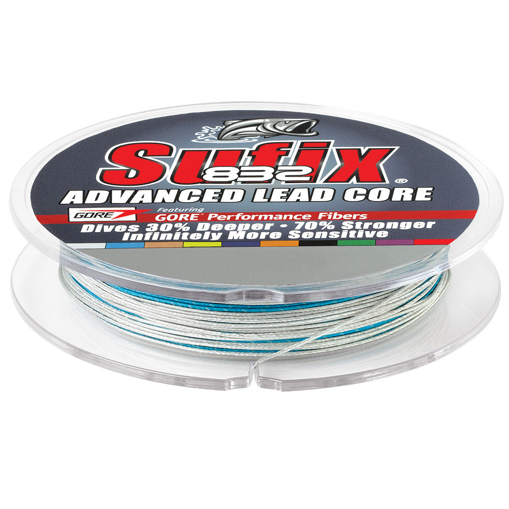 Sufix 832 Advanced Lead Core  27lb  10Color Metered  100 yds