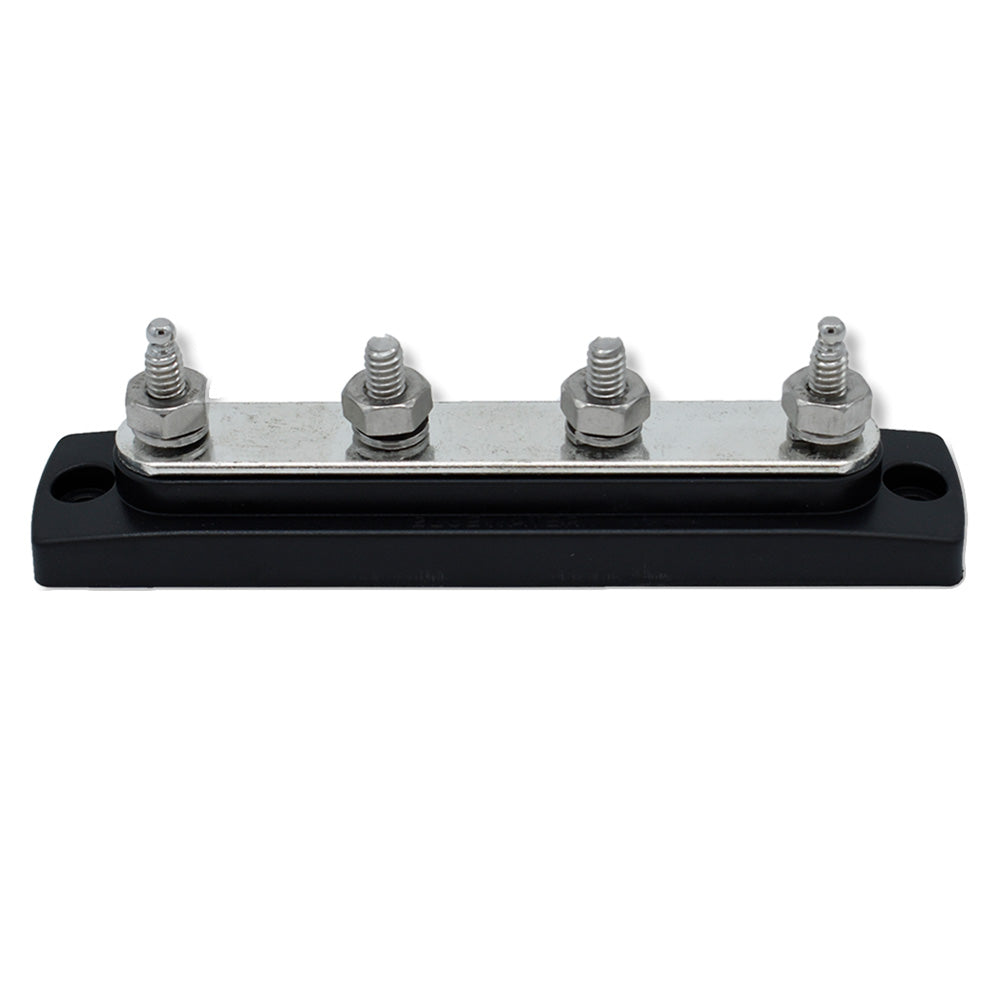 Bluewater Common Stud Busbar 4 Gang  Black